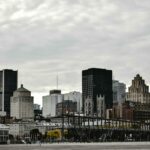 montreal downtown view
